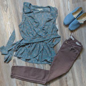 BULLHEAD DENIM CO / Brown Jeans / Size: 25 / Denim / Low Rise / Skinniest